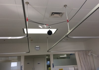 Sound measurement in a patient room