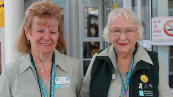 Volunteers - Lynn and Joan